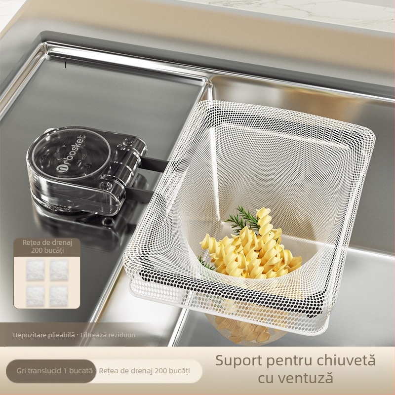 Matsumoto Plasă de filtrare pentru resturi la chiuvetă - Filtru PP, personalizabil cu logo