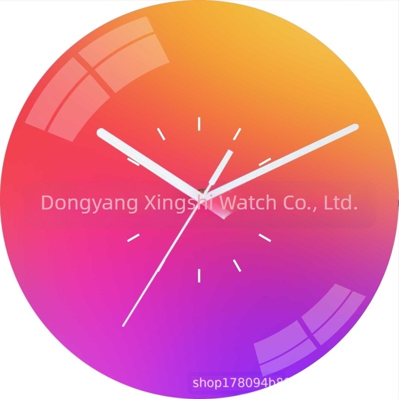 Ceas de perete cu mișcare sweep pe secundă | Star Time model 03, alimentat cu baterie