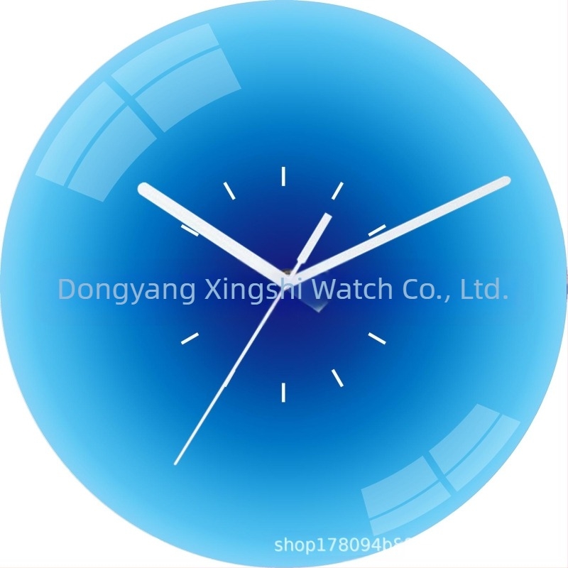 Ceas de perete cu mișcare sweep pe secundă | Star Time model 03, alimentat cu baterie