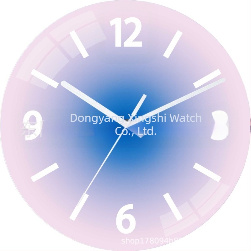 Ceas de perete cu mișcare sweep pe secundă | Star Time model 03, alimentat cu baterie