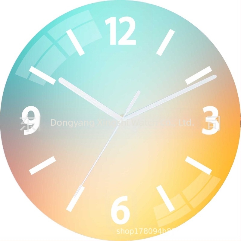 Ceas de perete cu mișcare sweep pe secundă | Star Time model 03, alimentat cu baterie