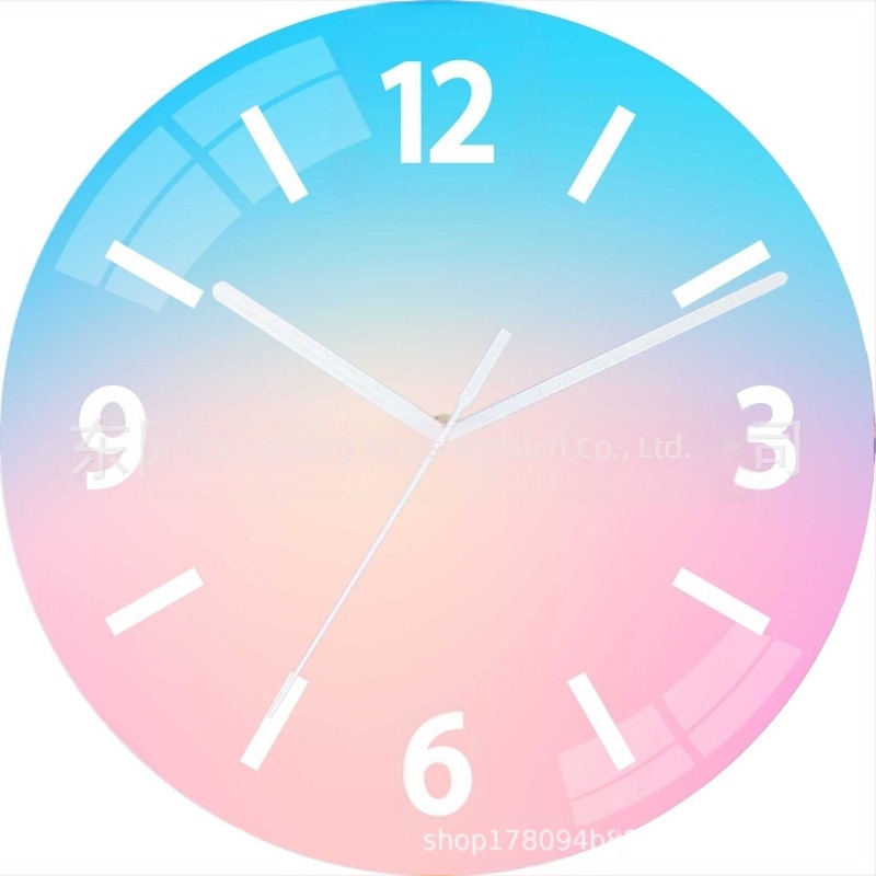 Ceas de perete cu mișcare sweep pe secundă | Star Time model 03, alimentat cu baterie