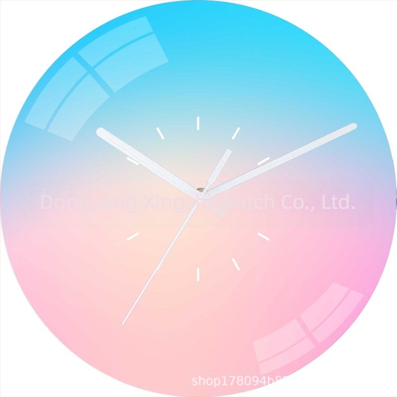 Ceas de perete cu mișcare sweep pe secundă | Star Time model 03, alimentat cu baterie