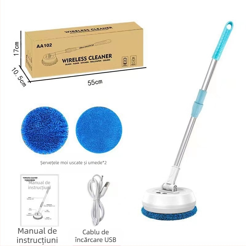 Robot de curățare a ferestrelor – wireless, telescopic, pentru uz casnic; Brand: Other; Mărci private licențiate: Nu