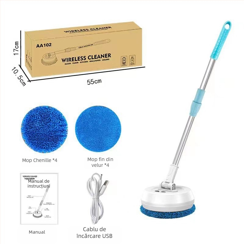 Robot de curățare a ferestrelor – wireless, telescopic, pentru uz casnic; Brand: Other; Mărci private licențiate: Nu