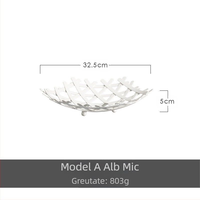 Platou de fructe din oțel inoxidabil, design modern în stil Nordic, aspect luxos ușor; Brand Joint Carpenter; Stil Simplu; Lansare: primăvara 2020; Calitate: Clasa întâi