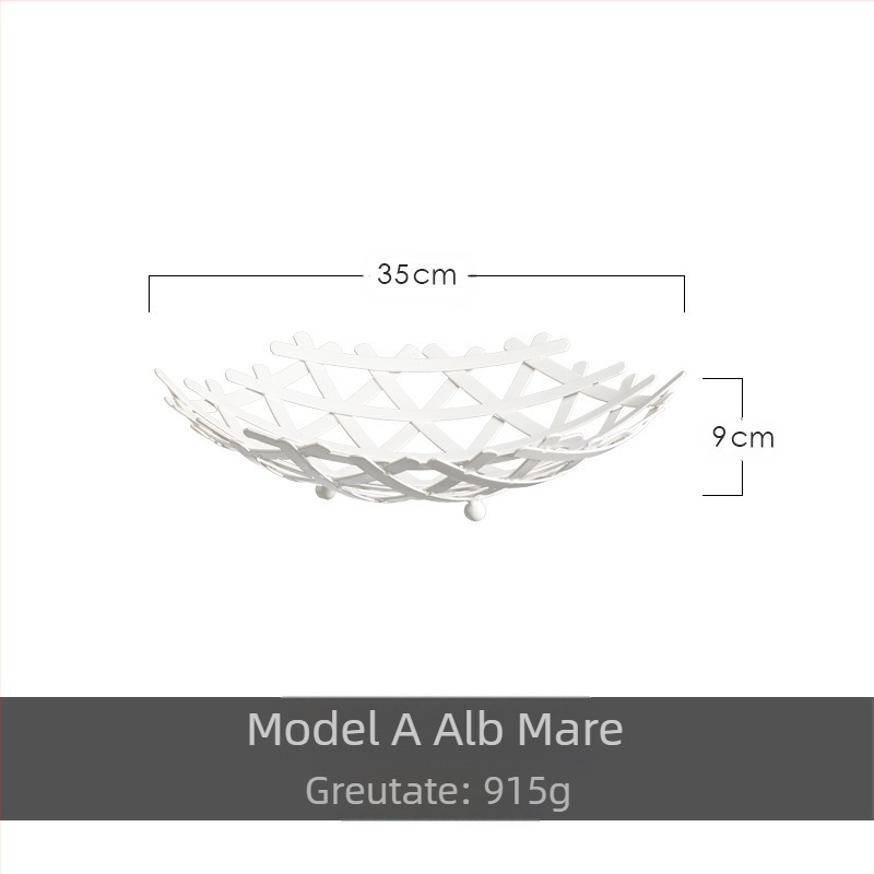 Platou de fructe din oțel inoxidabil, design modern în stil Nordic, aspect luxos ușor; Brand Joint Carpenter; Stil Simplu; Lansare: primăvara 2020; Calitate: Clasa întâi