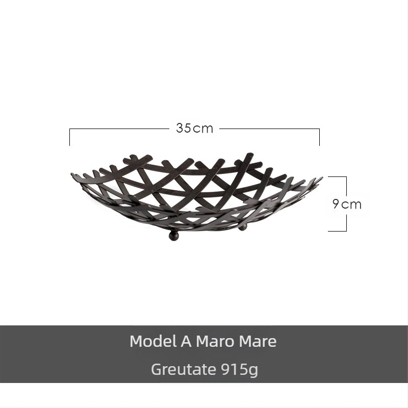 Platou de fructe din oțel inoxidabil, design modern în stil Nordic, aspect luxos ușor; Brand Joint Carpenter; Stil Simplu; Lansare: primăvara 2020; Calitate: Clasa întâi