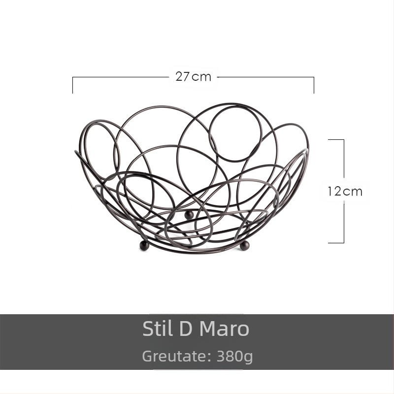 Platou de fructe din oțel inoxidabil, design modern în stil Nordic, aspect luxos ușor; Brand Joint Carpenter; Stil Simplu; Lansare: primăvara 2020; Calitate: Clasa întâi