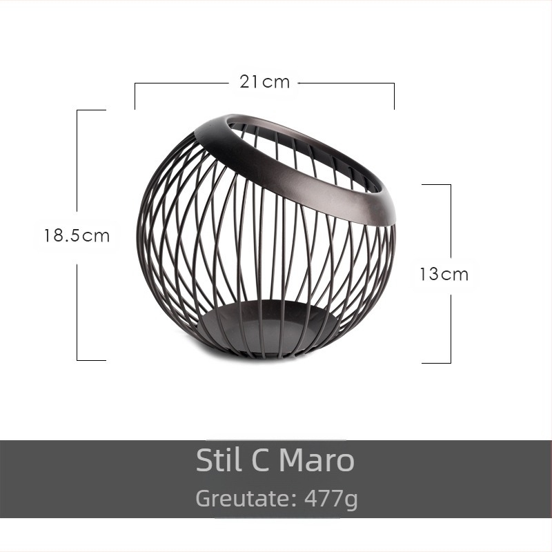 Platou de fructe din oțel inoxidabil, design modern în stil Nordic, aspect luxos ușor; Brand Joint Carpenter; Stil Simplu; Lansare: primăvara 2020; Calitate: Clasa întâi
