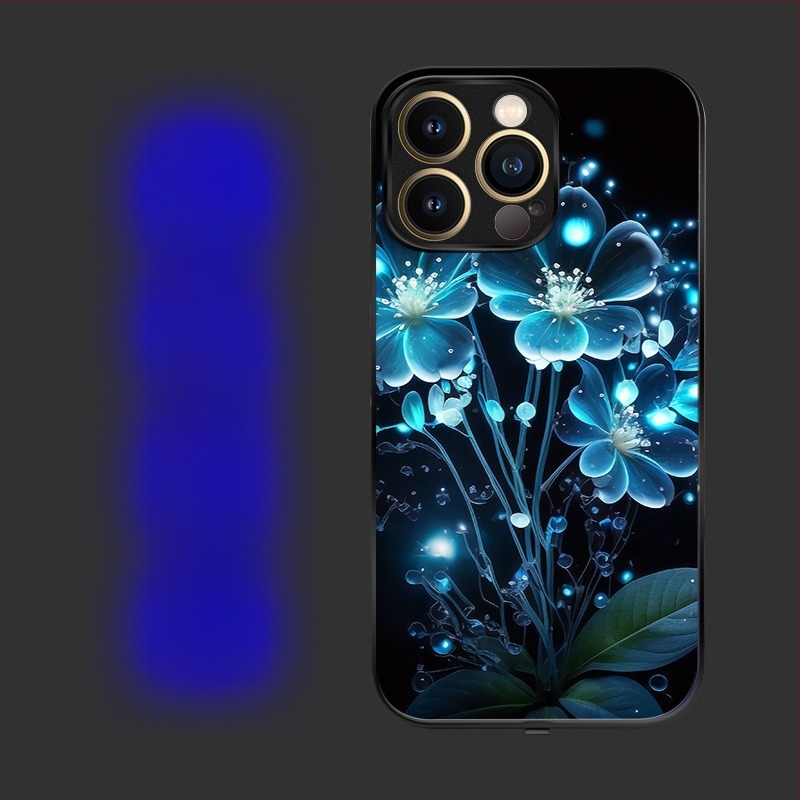 Carcasă cu LED pentru notificare apel pentru iPhone 16 Pro Max, control vocal, antiderapantă și rezistentă la uzură, în șapte culori
