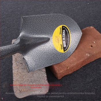 Lopată din oțel mangan, monobloc pentru săpat