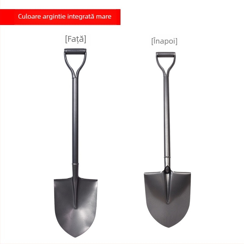 Lopată din oțel mangan, monobloc pentru săpat