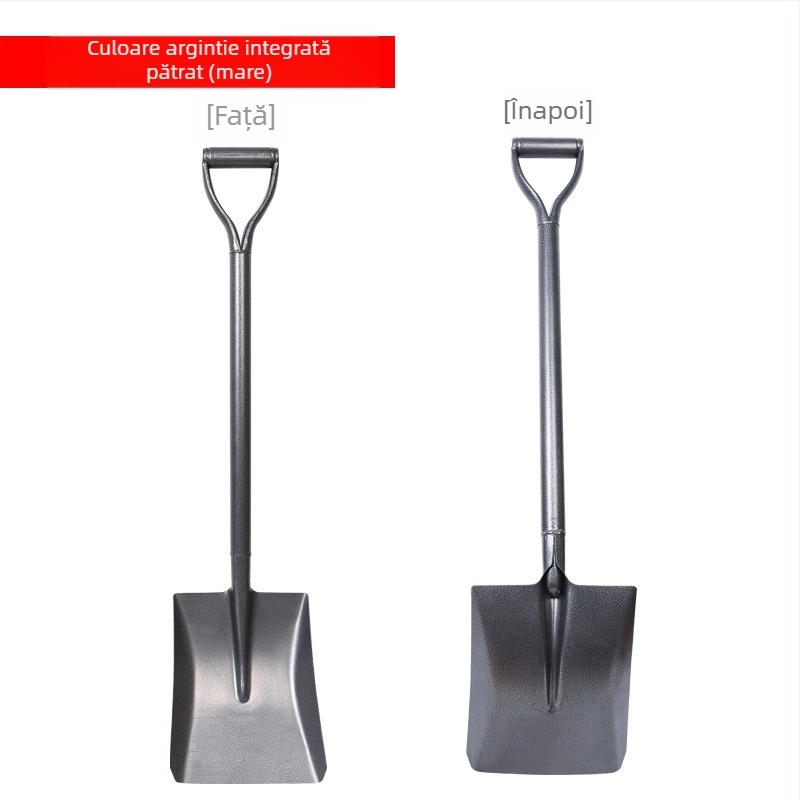 Lopată din oțel mangan, monobloc pentru săpat