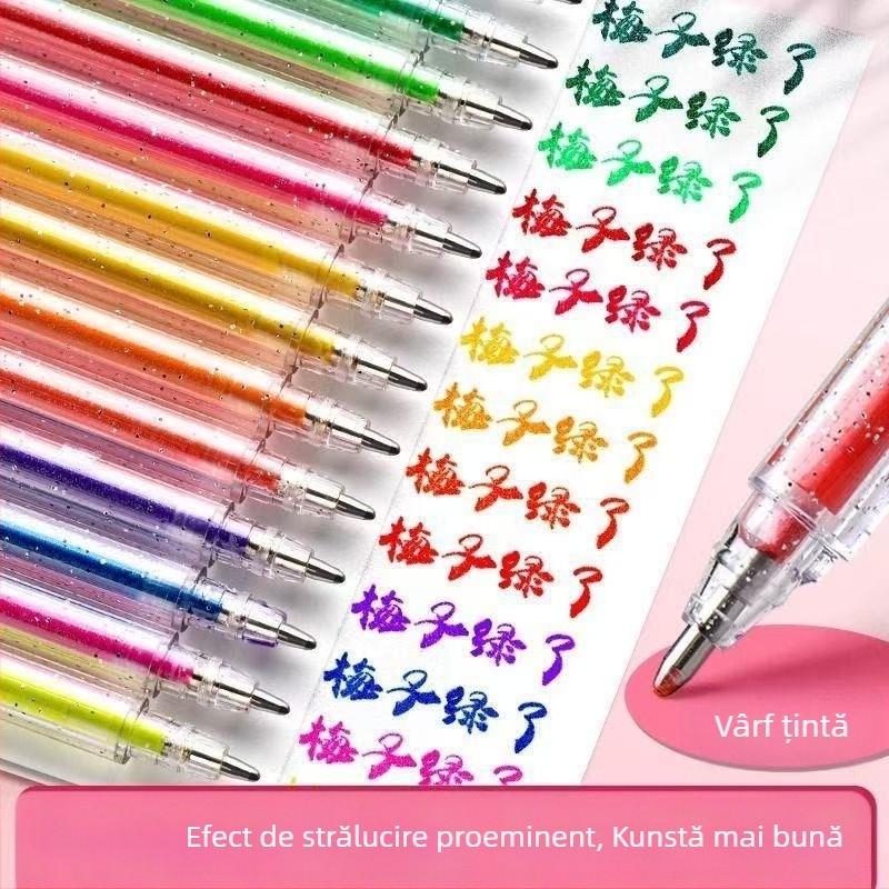 Starlight pix gel glitter - corp din plastic, ambalat în cutie, neșters