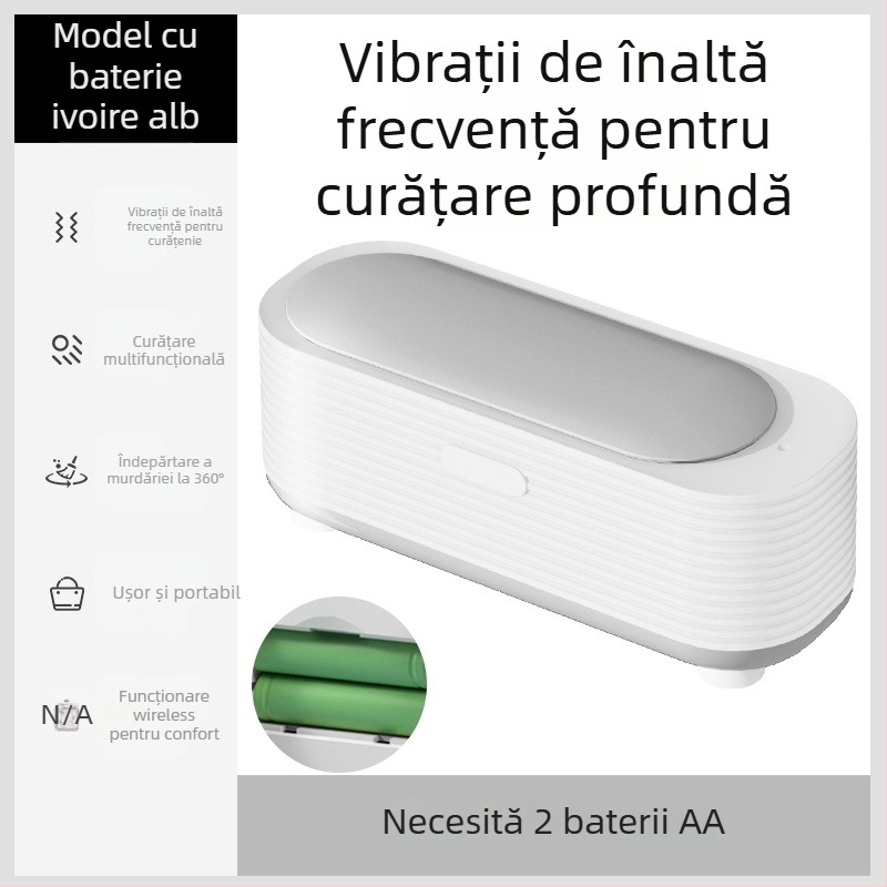 Curățător de ochelari - funcționare mecanică, alimentare USB, capacitate 301-500 ml, bază din PP, curățător cu abur