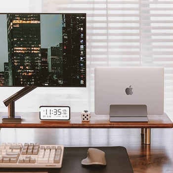 Suport vertical pentru laptop, aliaj de aluminiu, 546 g, potrivit pentru majoritatea notebook-urilor, tip masă