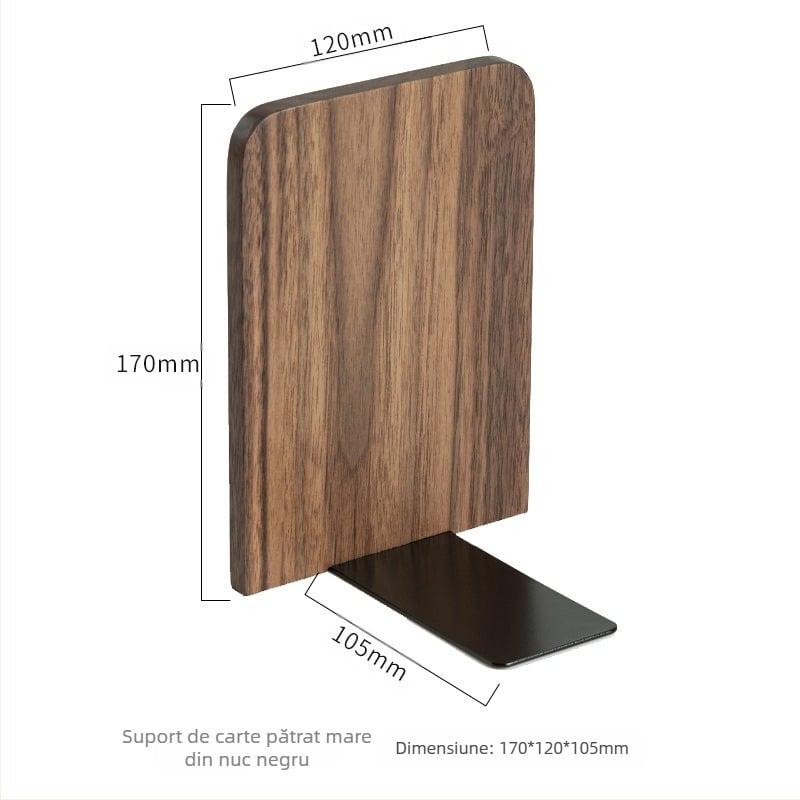 Block Book – Suport de cărți din lemn pentru birou, pentru studenți; Model Block Book; Material: Lemn; Greutate netă: 0.35