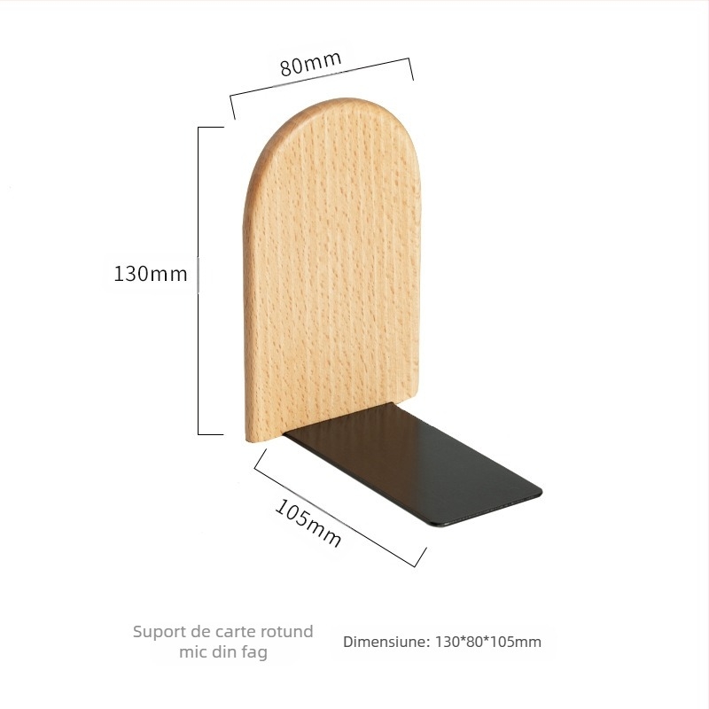 Block Book – Suport de cărți din lemn pentru birou, pentru studenți; Model Block Book; Material: Lemn; Greutate netă: 0.35