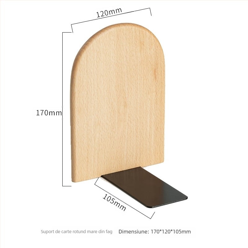Block Book – Suport de cărți din lemn pentru birou, pentru studenți; Model Block Book; Material: Lemn; Greutate netă: 0.35