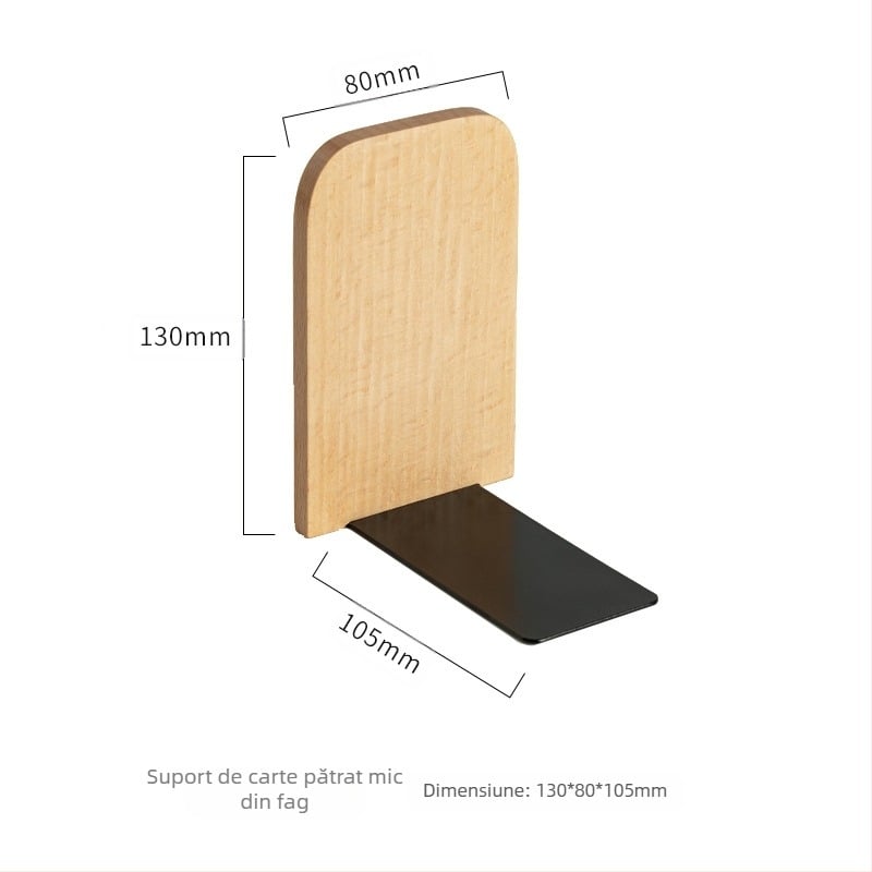 Block Book – Suport de cărți din lemn pentru birou, pentru studenți; Model Block Book; Material: Lemn; Greutate netă: 0.35