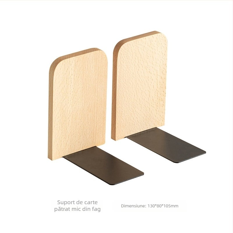 Block Book – Suport de cărți din lemn pentru birou, pentru studenți; Model Block Book; Material: Lemn; Greutate netă: 0.35