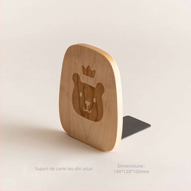 Block Book – Suport de cărți din lemn pentru birou, pentru studenți; Model Block Book; Material: Lemn; Greutate netă: 0.35