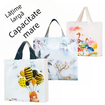 Sac de ambalare pentru haine de copii - design desen animat, dublu strat, grosime 12 mătase, material nou, producție zilnică mare