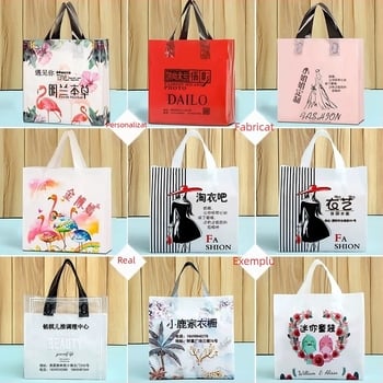 Sac de ambalare pentru haine de copii - design desen animat, dublu strat, grosime 12 mătase, material nou, producție zilnică mare