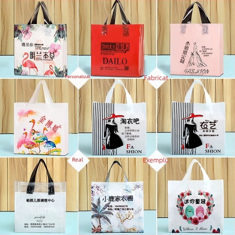 Sac de ambalare pentru haine de copii - design desen animat, dublu strat, grosime 12 mătase, material nou, producție zilnică mare