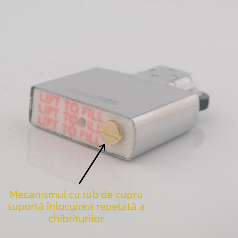 Carcasă universală pentru brichetă tactică outdoor — impermeabilă, rezistentă la șocuri, cu mecanism ZP interior, construcție din plastic, procesare personalizabilă