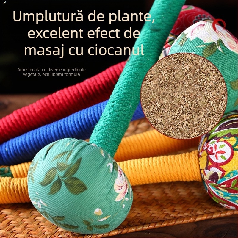 Mugwort Hammer - Cioc masaj manual pentru puncte de acupuncție și meridiane din întregul corp, model Mugwort hammer, dispozitiv Moxa