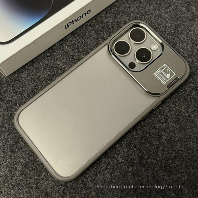 Husă pentru iPhone 14 Pro Max cu suport pliabil și atașament MagSafe, material PC, protecție împotriva șocurilor, antiamprentă