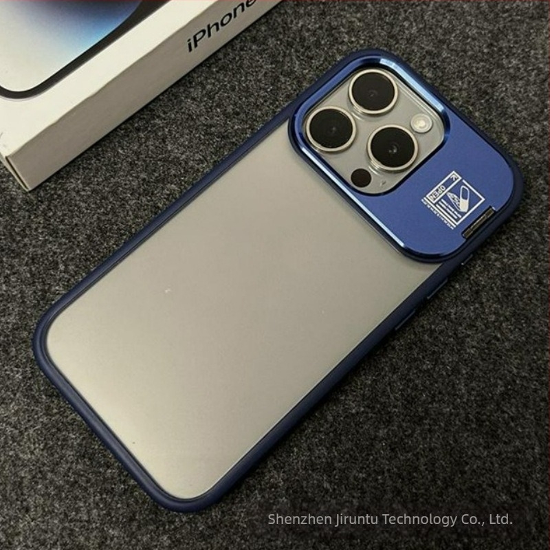 Husă pentru iPhone 14 Pro Max cu suport pliabil și atașament MagSafe, material PC, protecție împotriva șocurilor, antiamprentă