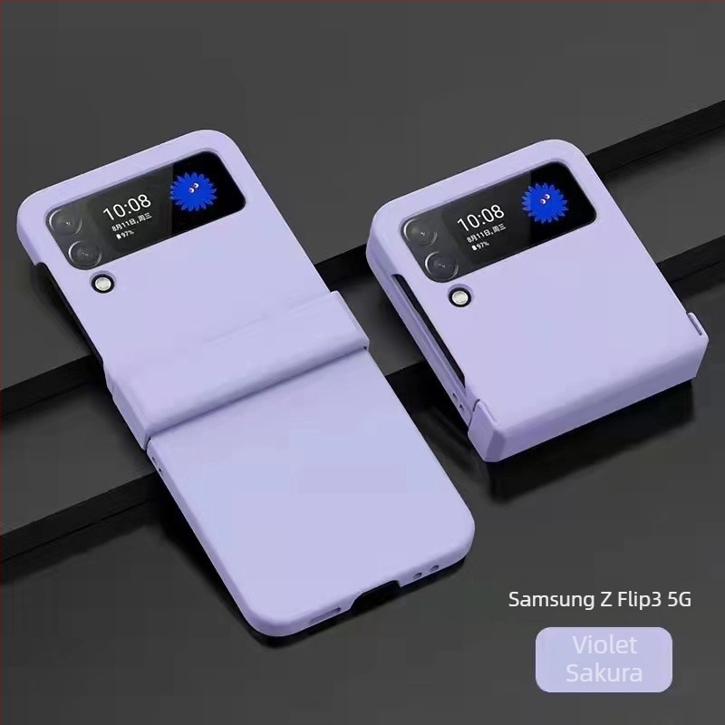 Samsung Z Fold3 și Z Flip5 husă TPU cu senzație de piele, set din trei piese, protecție anti-cădere, acoperire totală