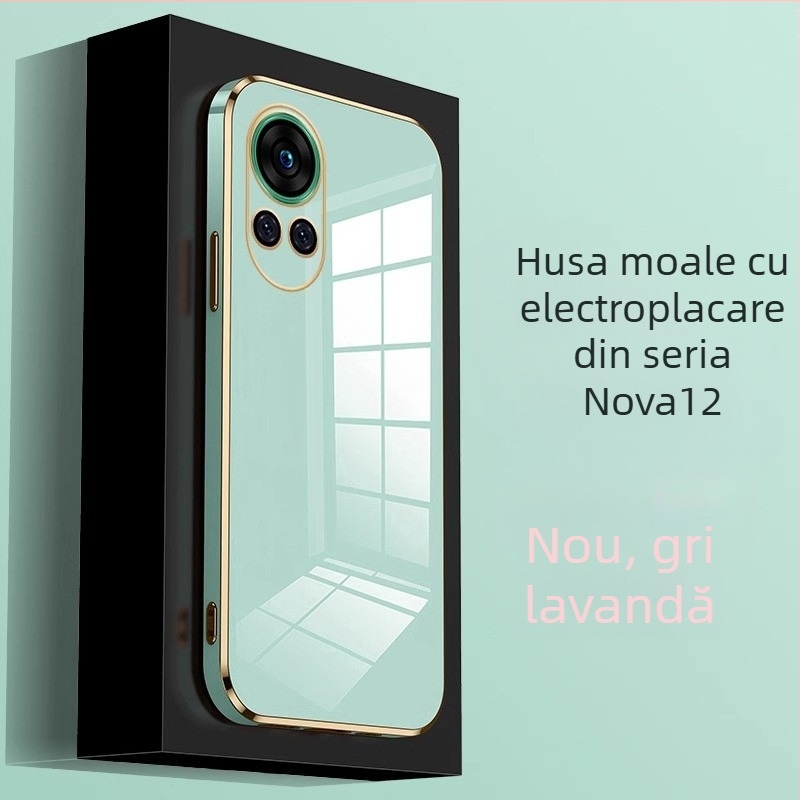 CHX husă Huawei Nova14Pro pentru telefon cu protecție completă a obiectivului, margine dreaptă (TPU, turnare prin injecție, antișoc)