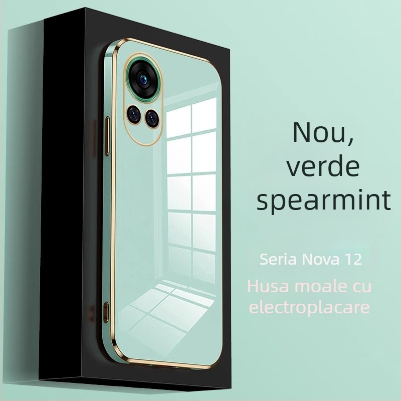 CHX husă Huawei Nova14Pro pentru telefon cu protecție completă a obiectivului, margine dreaptă (TPU, turnare prin injecție, antișoc)