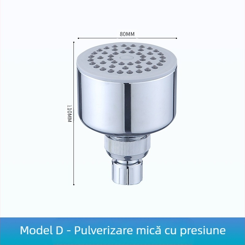 Cap de duș ABS, economisire a apei, montaj pe perete, stil nou chinezesc