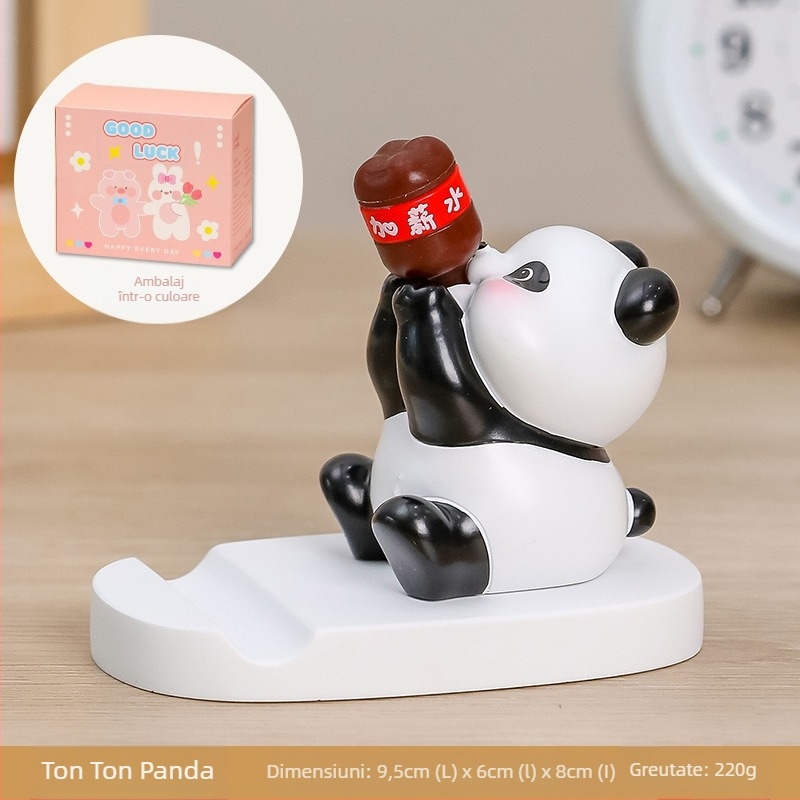 Suport pentru telefon din rășină cu temă desen animat — Ruijie, stil Cartoon, ambalaj carton, cadou gata