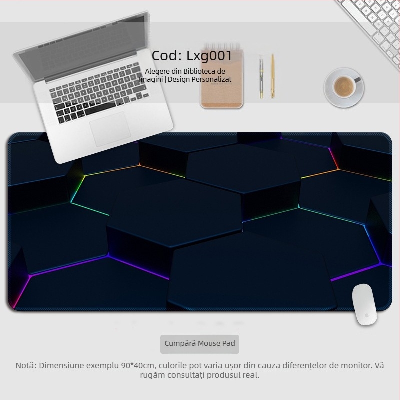 Covoraș de birou din cauciuc natural, anti-derapant, pe o singură față, brand wkUK, model hgkrkhgr