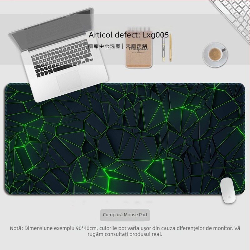 Covoraș de birou din cauciuc natural, anti-derapant, pe o singură față, brand wkUK, model hgkrkhgr