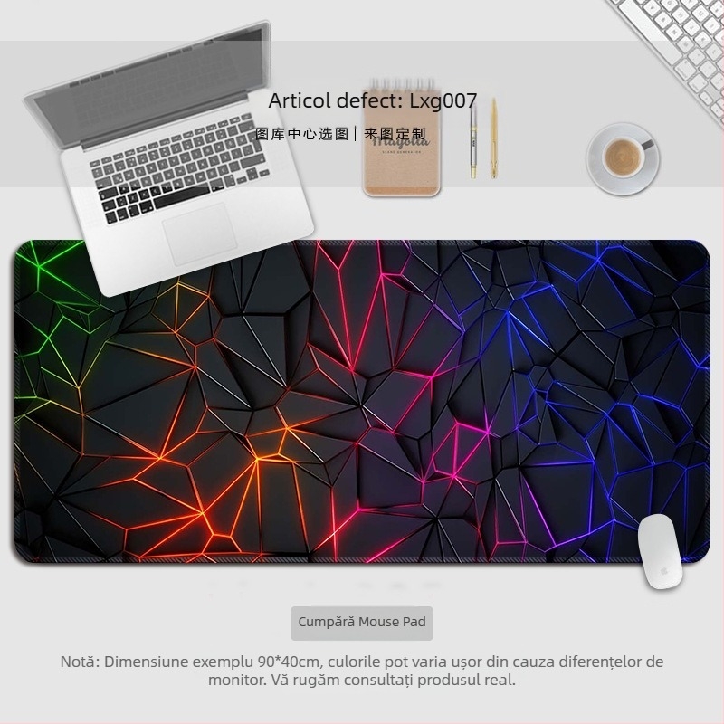 Covoraș de birou din cauciuc natural, anti-derapant, pe o singură față, brand wkUK, model hgkrkhgr