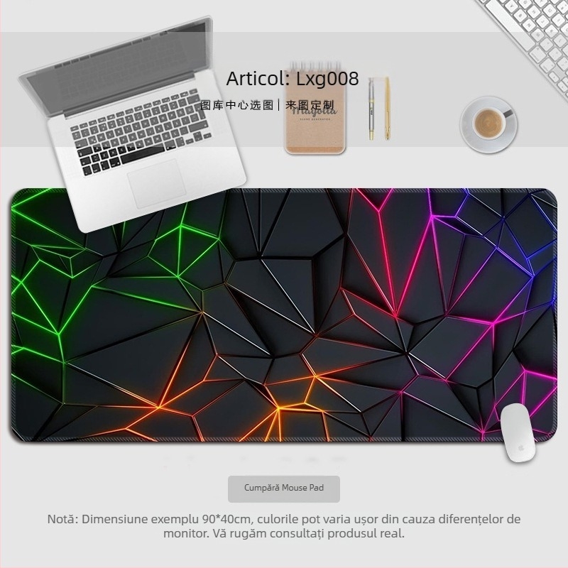 Covoraș de birou din cauciuc natural, anti-derapant, pe o singură față, brand wkUK, model hgkrkhgr