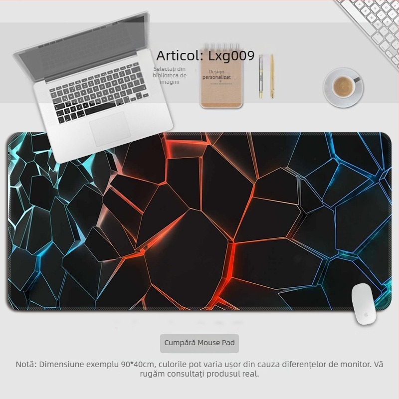 Covoraș de birou din cauciuc natural, anti-derapant, pe o singură față, brand wkUK, model hgkrkhgr