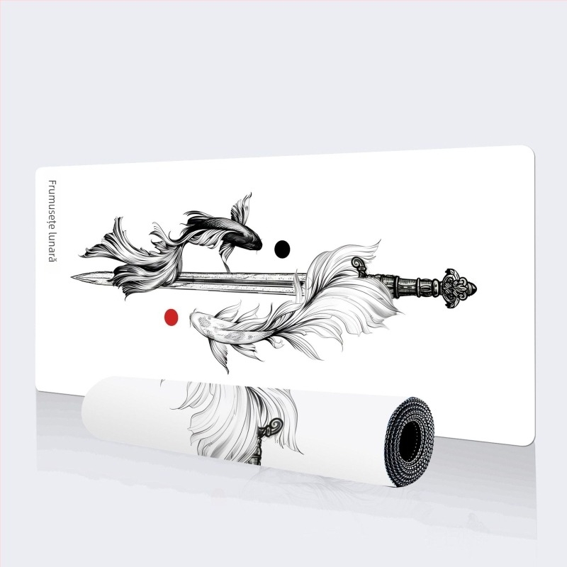 Covoraș de masă din cauciuc natural, anti-alunecare, imprimare prin transfer termic, personalizat după desen, model 588