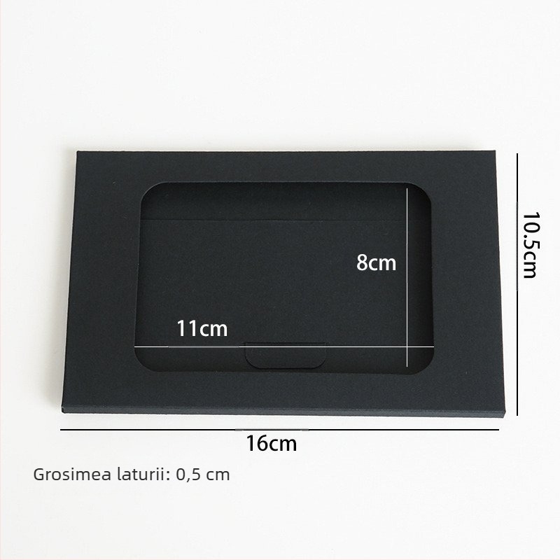 Cutie din hârtie kraft, în stil plic, pentru carduri poștale și felicitări, ambalaj cadouri, potrivită pentru casa nouă și Crăciun