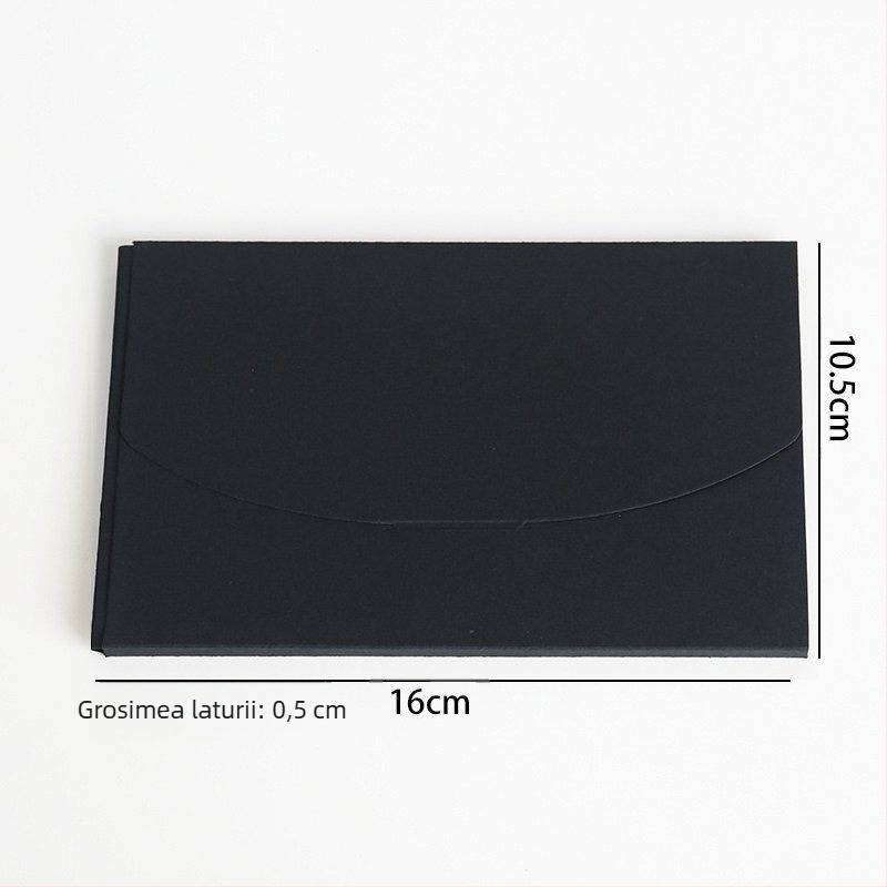 Cutie din hârtie kraft, în stil plic, pentru carduri poștale și felicitări, ambalaj cadouri, potrivită pentru casa nouă și Crăciun