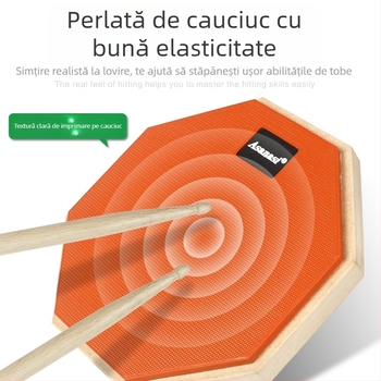 Set de plăci de practică pentru tobe, 8 inch, pentru începători, cu suport robust (Categoria produsului: Altele; Material: Altele; Model: Altele; Ambalaj: Altele; Origine: Altele)