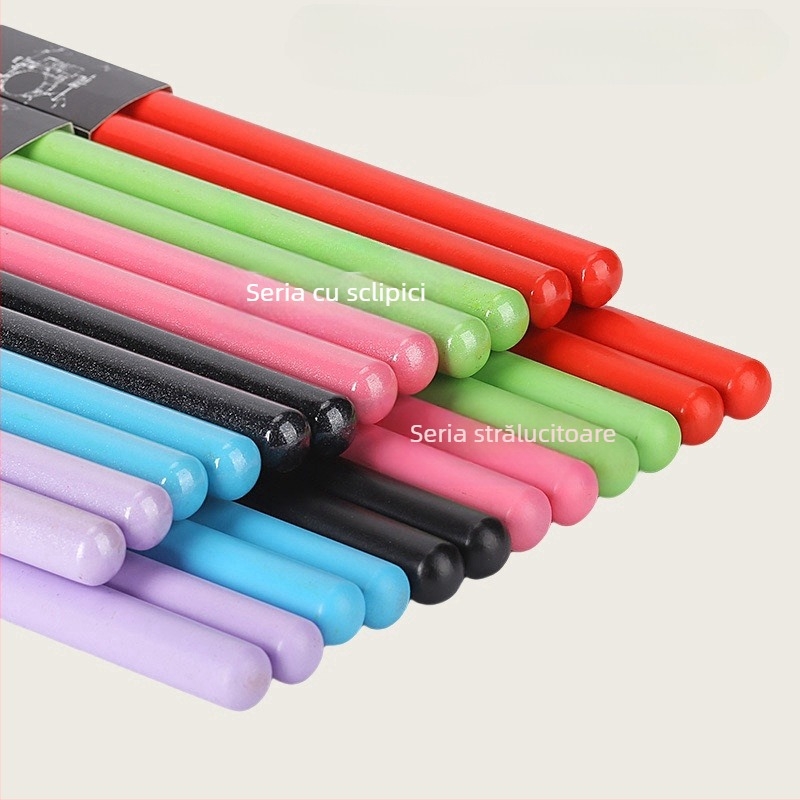 Bețe de tobe din arțar, model 5A/7A, ambalaj cu suport pentru carduri, JK brand