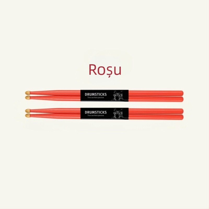 Bețe de tobe din arțar, model 5A/7A, ambalaj cu suport pentru carduri, JK brand